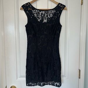 Le Château black mini dress. Size small.